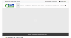 Desktop Screenshot of efda.org.eg
