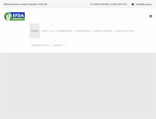 Tablet Screenshot of efda.org.eg